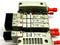 SMC VQ1400N-5 VQC1100NR-5 (3) Valves on 7 Slot Pneumatic Manifold - Maverick Industrial Sales