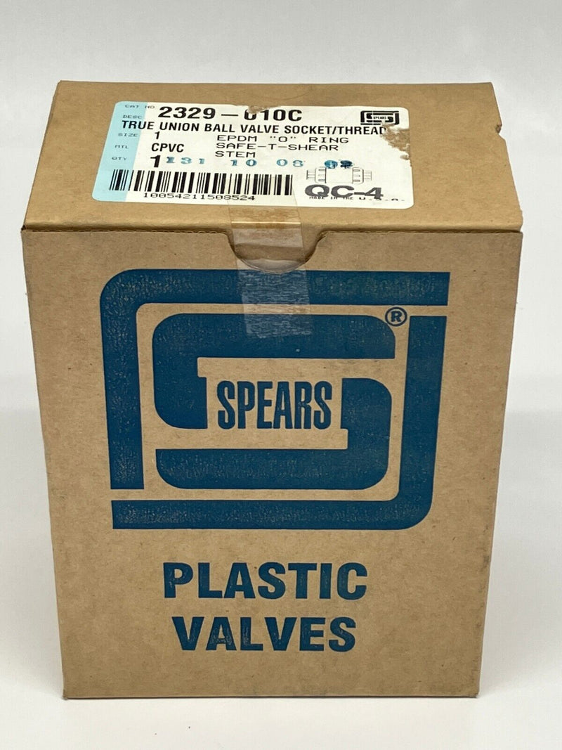 Spears 2329-010C True Union Regular Ball Valve 1" EPDM CPVC - Maverick Industrial Sales