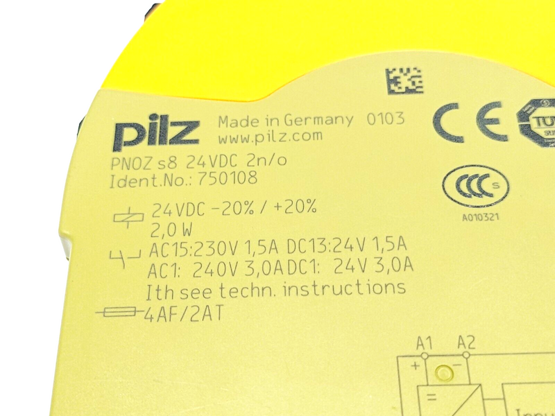 Pilz PNOZ s8 24VDC 2n/o Contact Expansion Module 750108 - Maverick Industrial Sales