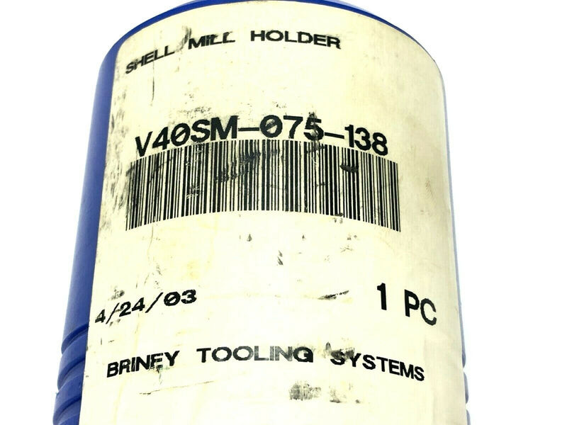 Briney V40SM-075-138 Shell Mill Holder - Maverick Industrial Sales