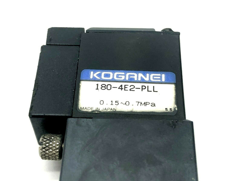 Koganei 180-4E2-PLL Double Solenoid Valve 0.15-0.7MPa - Maverick Industrial Sales