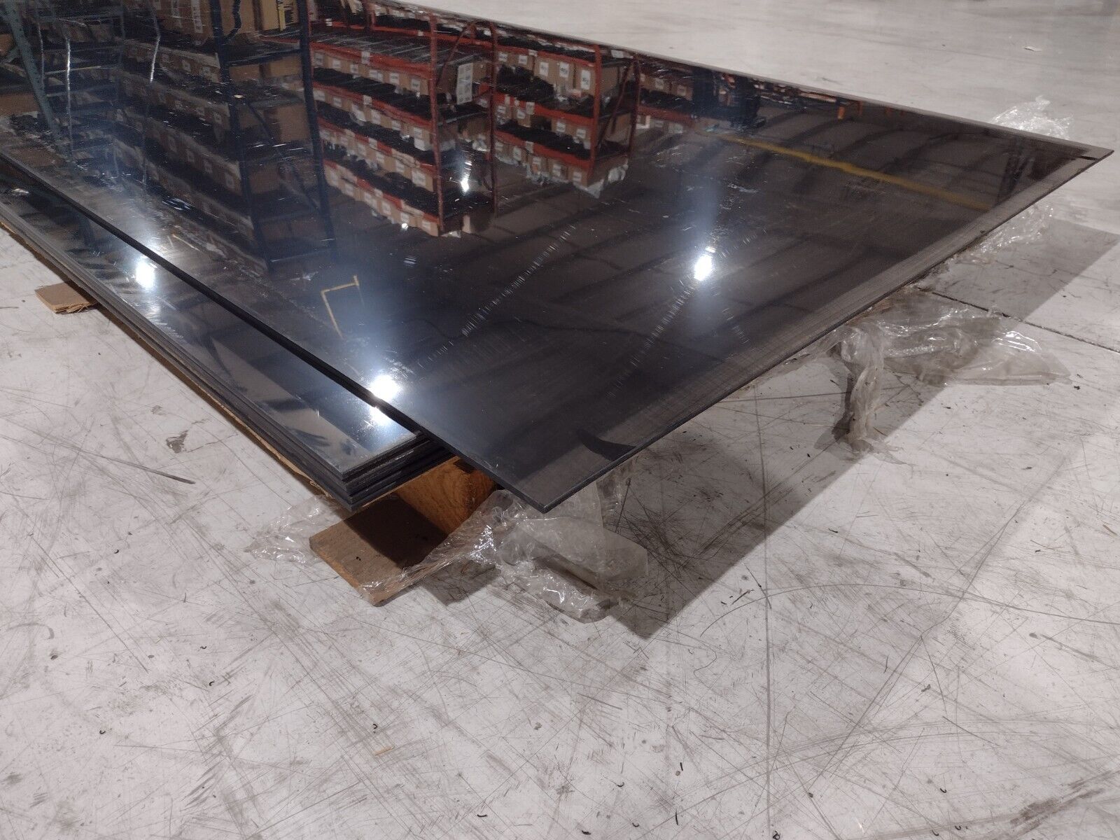 ABS Sheet, Black 0.29 x 48 x 96 (Lot of 6) with 0.29 x 23 x 96 (Lot of 7) - Maverick Industrial Sales