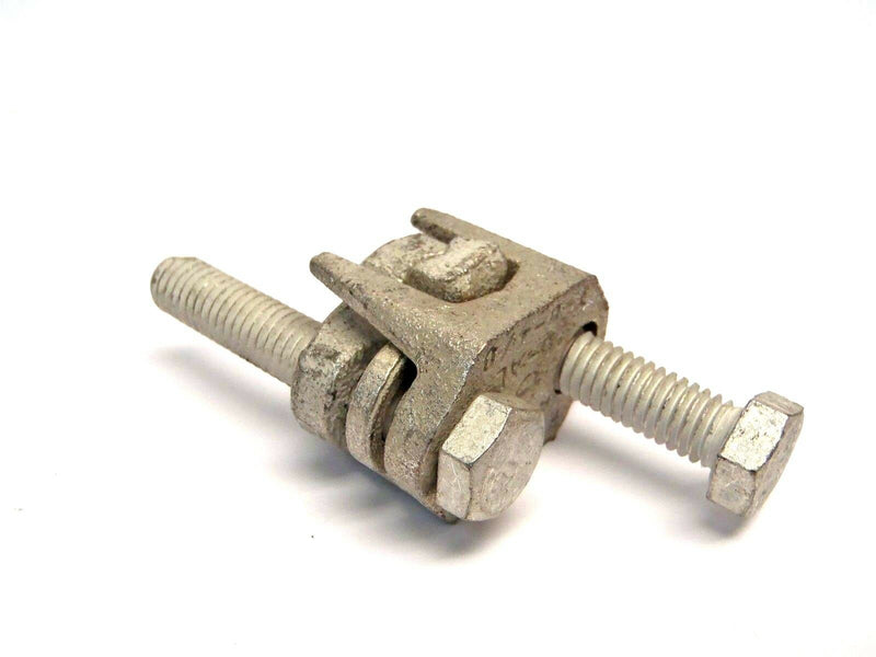 Burndy KVSU28 Zinc Two Bolt Mechanical Tap Connector With Spacer ACSR 4/0 - Maverick Industrial Sales