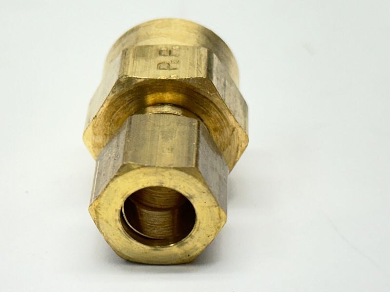 Parker 6FSC6N-B 3/8" Compression Tube x 3/8" FPT Fitting Brass - Maverick Industrial Sales