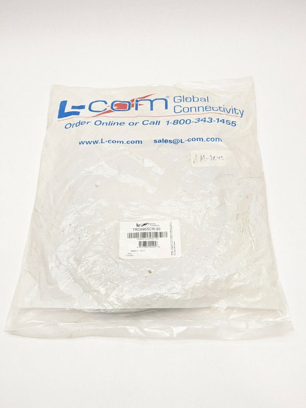 L-com TRD695SCR-50 Shielded Cat 6 Cable RJ45 / RJ45 PVC Jacket Gray 50.0 ft - Maverick Industrial Sales