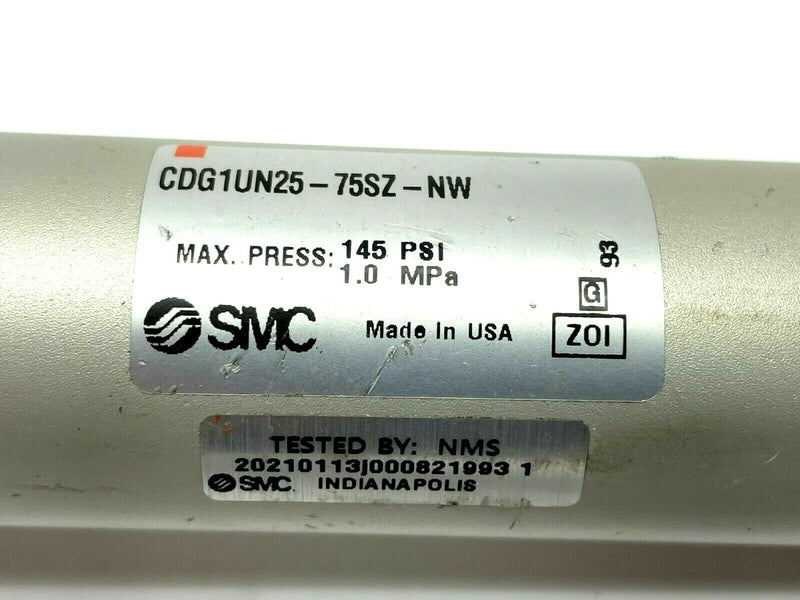 SMC CDG1UN25-75SZ-NW Round Body Cylinder - Maverick Industrial Sales