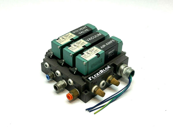 Numatics 082SA415M000061 Manifold Assembly w/ Solenoid Valves - Maverick Industrial Sales