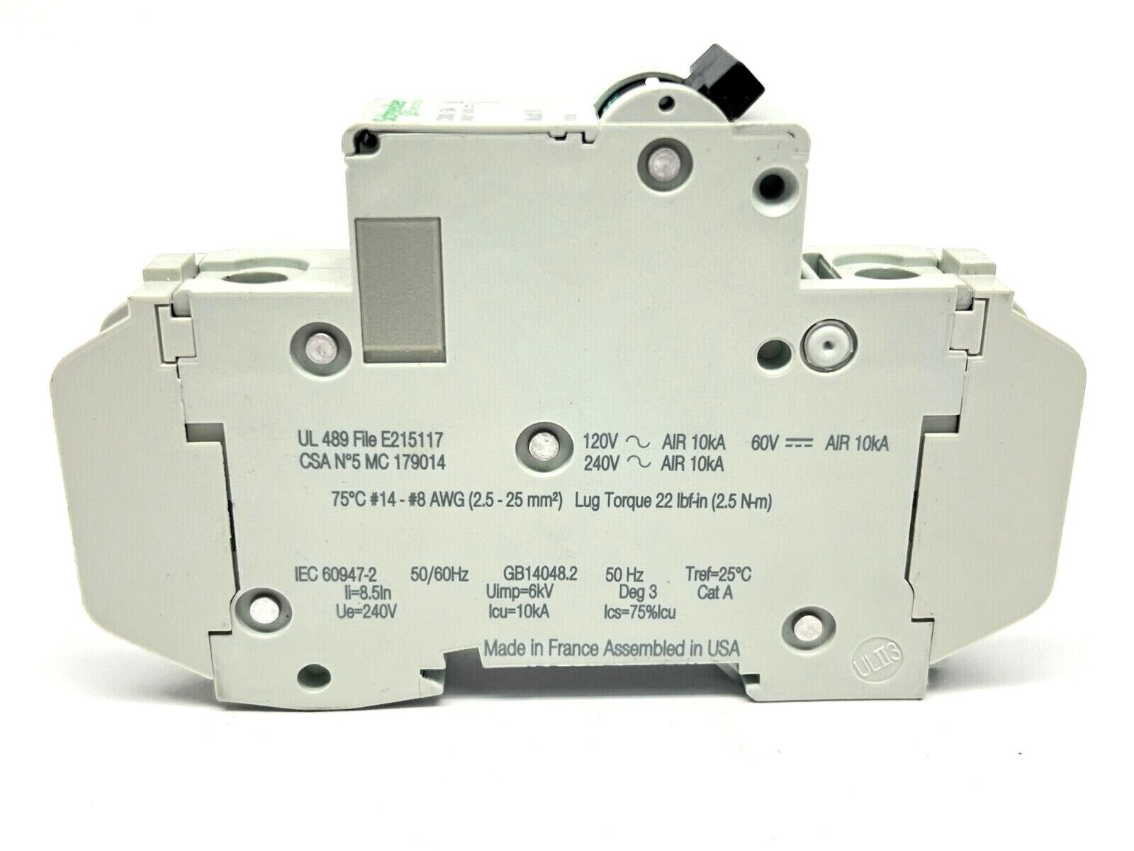 Schneider Electric 60106 Circuit Breaker Multi 9 C60 5A 240V 1-Pole - Maverick Industrial Sales