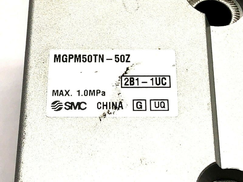 SMC MGPM50TN-50Z Compact Guided Cylinder 50mm Bore 50mm Stroke - Maverick Industrial Sales