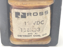 Detroit Coil Co 138K33 Ross Solenoid Valve Coil - Maverick Industrial Sales