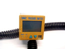 SMC ISE4-T1-65 Digital Pressure Switch 12-24VDC 80mA 1 MPa Max w/ M12 Cordset - Maverick Industrial Sales