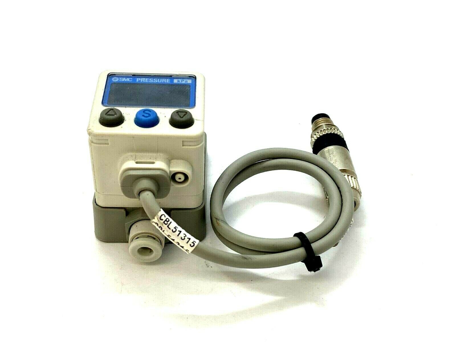 SMC ZSE40AF-C4-V Digital Vacuum Switch w/ M8 Connector - Maverick Industrial Sales