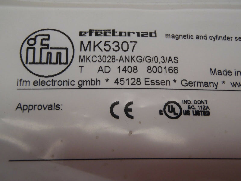 IFM Efector120 MKC3028-ANKG/G/0,3/AS MK5307 Cylinder Sensor - Maverick Industrial Sales