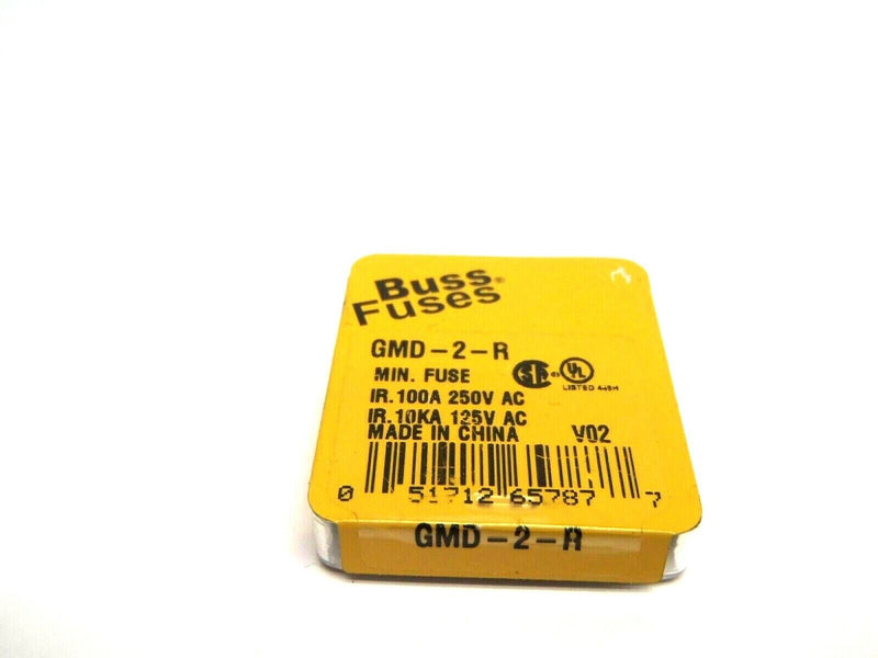 Cooper Bussman GMD-2-R 100A 250VAC Time Delay Glass Fuse PACK OF 5 - Maverick Industrial Sales