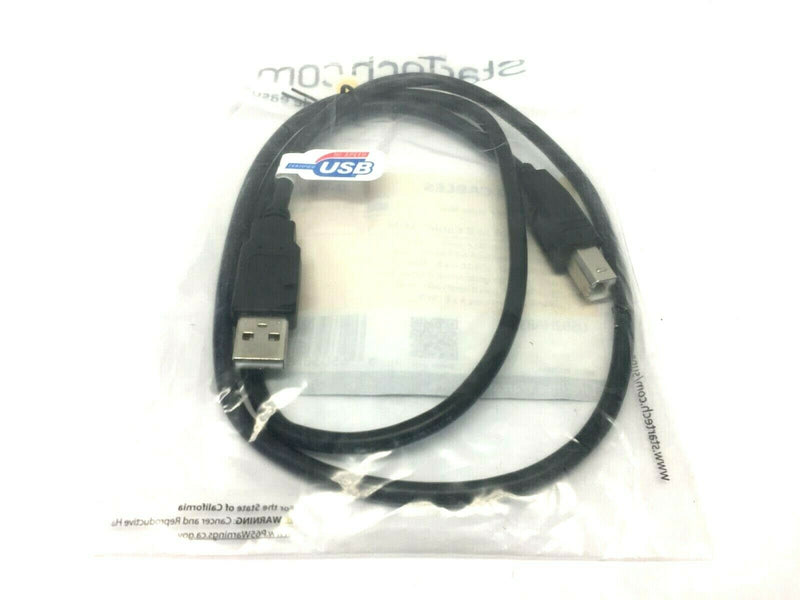 StarTech USB2HAB3 3ft USB 2.0 A to B Cable - Maverick Industrial Sales