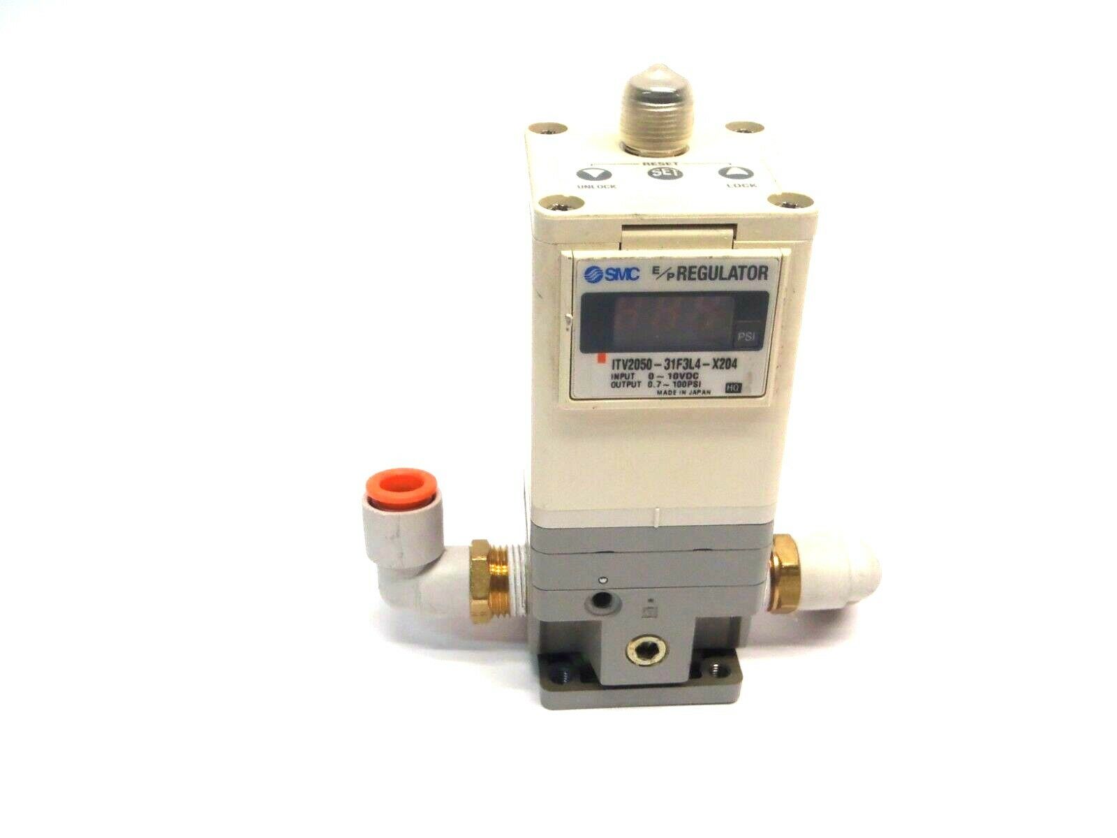 SMC ITV2050-31F3L4-X204 Electro Pneumatic Regulator 0~10VDC 0.7~100PSI - Maverick Industrial Sales