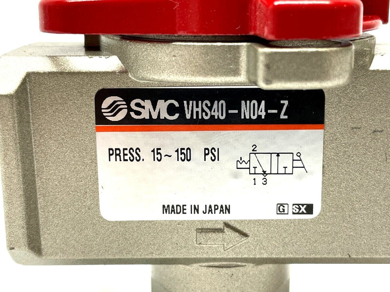 SMC VHS40-N04-Z Lockout Valve 3-Port - Maverick Industrial Sales