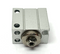 SMC CUJB10-6S Compact Mini Cylinder Free Mount Single Act 6mm Bore 10mm Stroke - Maverick Industrial Sales