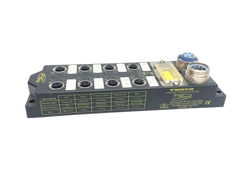 Turck FDNL-S1600-T I/O Module For DeviceNet Fieldbus 16 Digital PNP Inputs F0077 - Maverick Industrial Sales