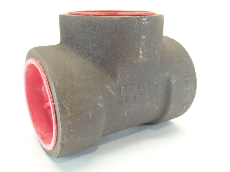 Bonney B16 Socket Weld Tee 2" x 2" x 2" Inch NPS 3000Lbs Forged NTB 8555 - Maverick Industrial Sales