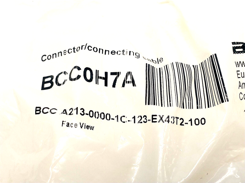 Balluff BCC0H7A Single Ended Cordset 1/2" 10m BCC A213-0000-1C-123-EX43T2-100 - Maverick Industrial Sales