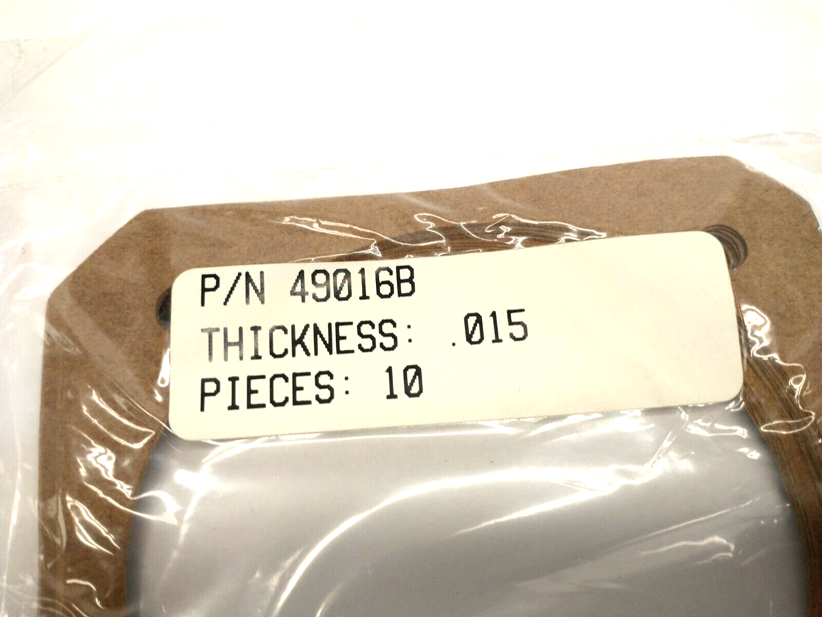 49016B Gasket 4.25" x 4.25" x .015" Thickness LOT OF 10 - Maverick Industrial Sales