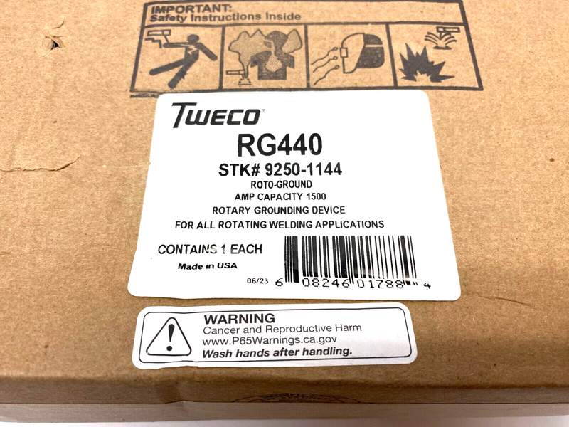 Tweco RG440 Roto-Ground Rotary Grounding Device Dual Head 4-4/0 1500A 9250-1144 - Maverick Industrial Sales