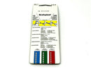 Grafoplast 117PDDBY Trasp System Wire Markers D Black on Yellow 10 Strips - Maverick Industrial Sales