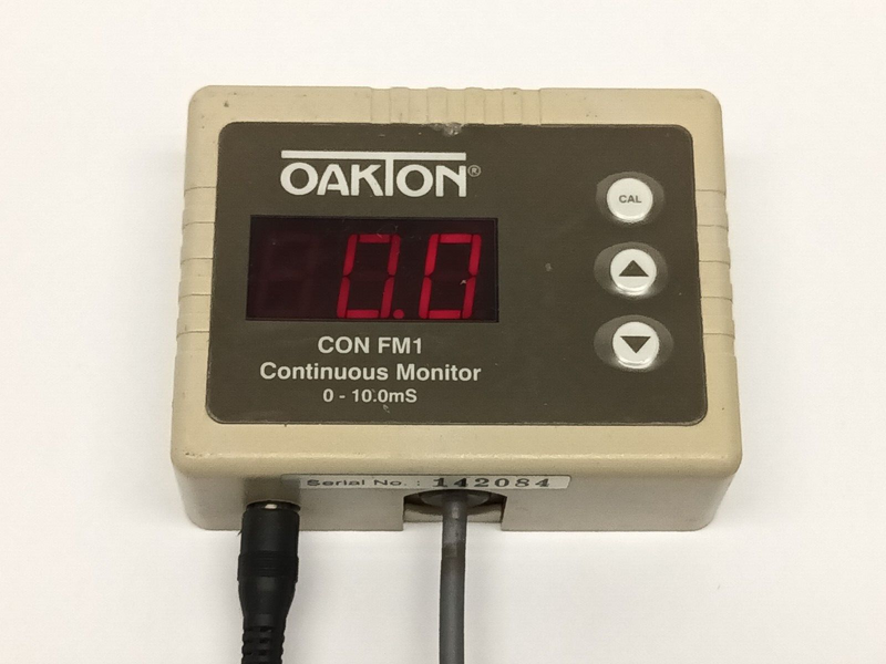 Oakton Eutech 54X002608 CON FM1 Continuous Monitor 0-10.0mS - Maverick Industrial Sales