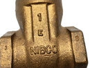 NIBCO NL0J00A Bronze Gate Valve 1" NPT T-113 - Maverick Industrial Sales