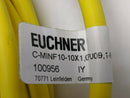 Euchner C-MINF10-10X1,0PU09,1-MA-100956 Connector Cable 10 Pin - Maverick Industrial Sales