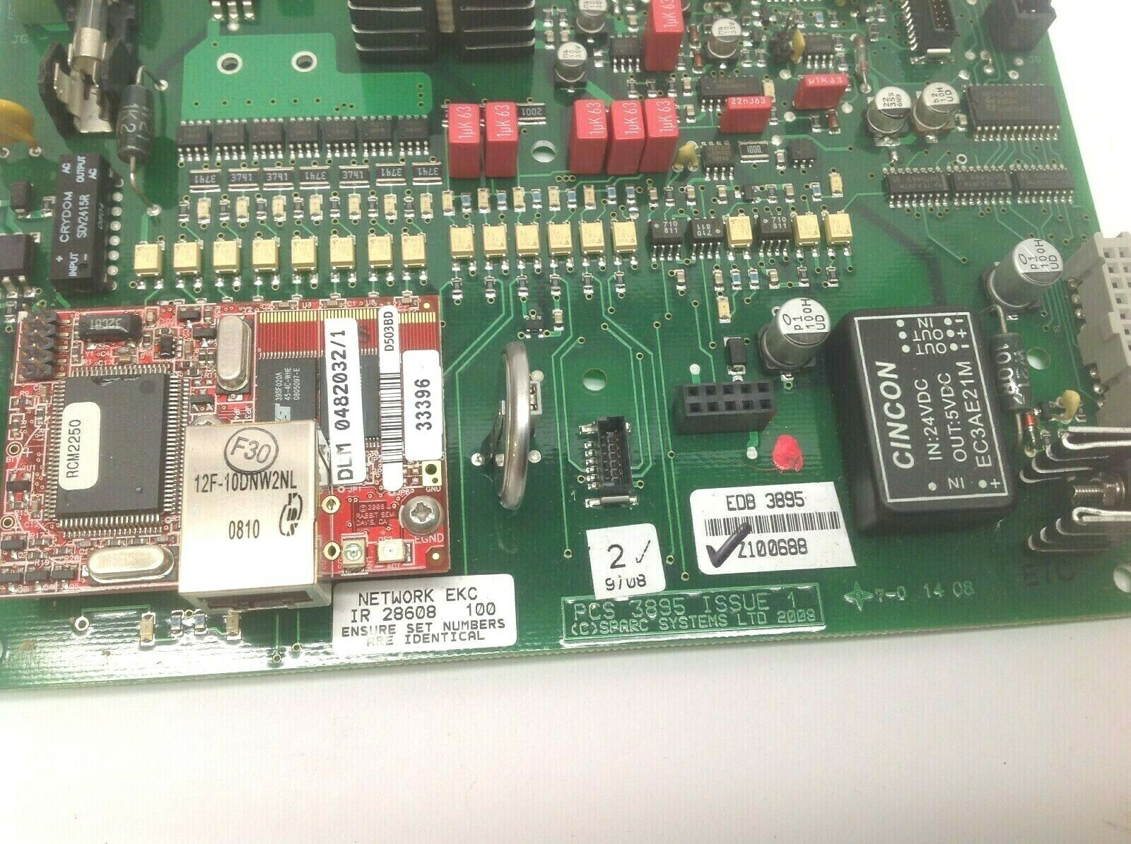 Sparc Systems PCS 3895 IR 28608 Automated Counter Network Card PCB - Maverick Industrial Sales