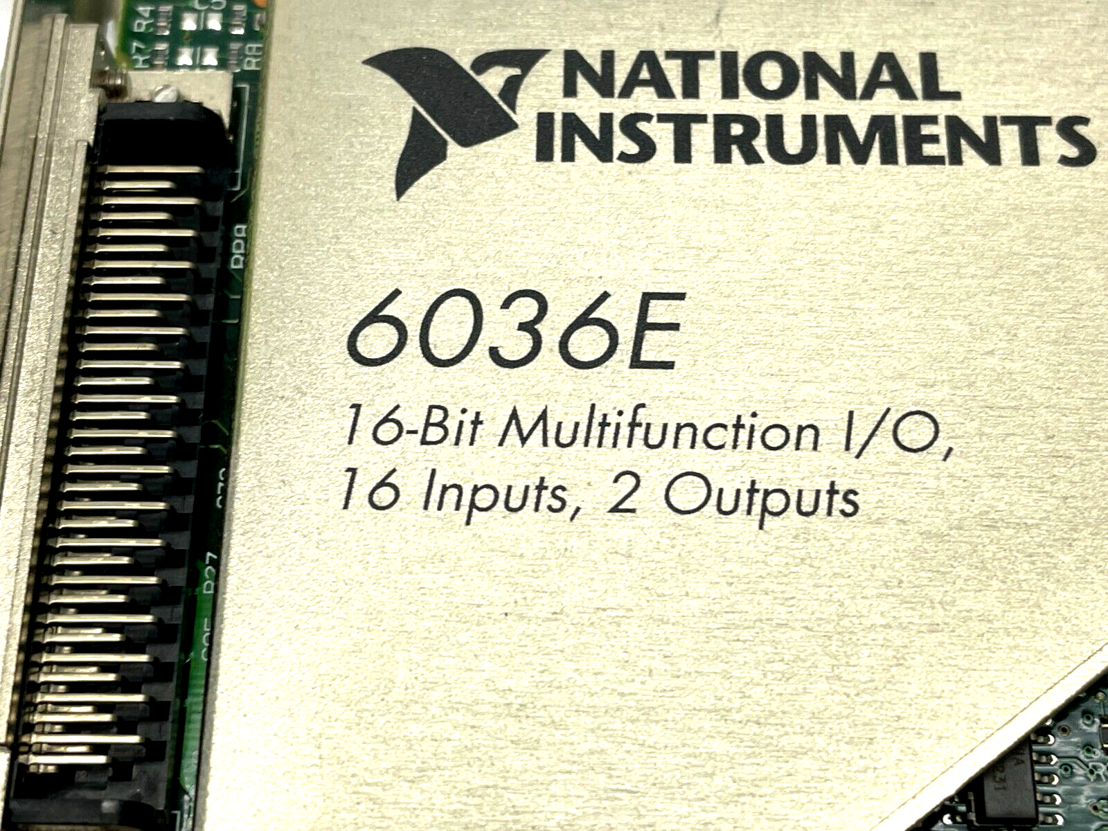 National Instruments PCI-6036E Multifunction Card 16 Inputs 2 Outputs 778465-01 - Maverick Industrial Sales