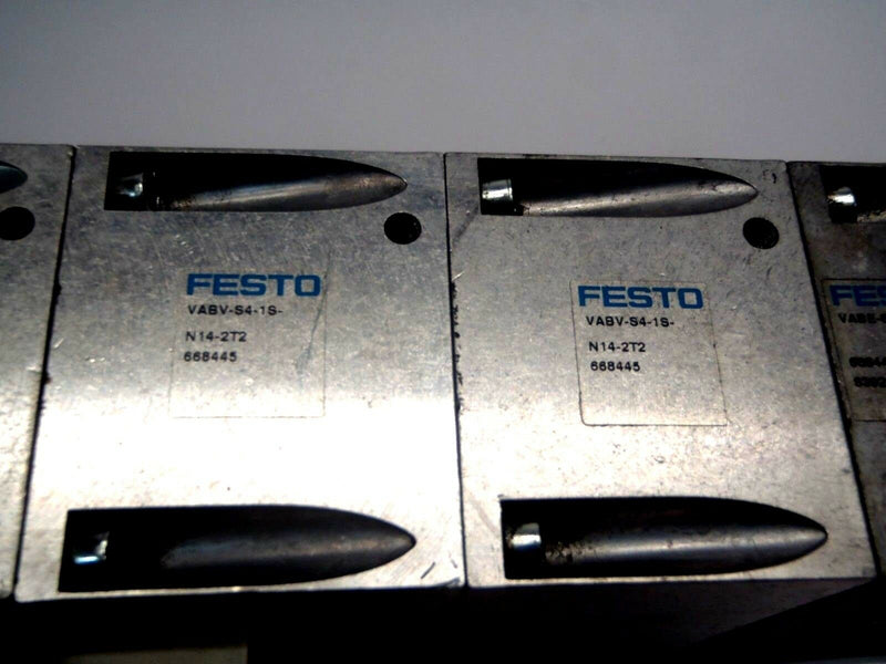 Festo VABE-S6-1LT-C-M1-S37/ VABF-S6-10-P1A6-N12/ VABV-S4-1S-N14-2T2 Terminals - Maverick Industrial Sales