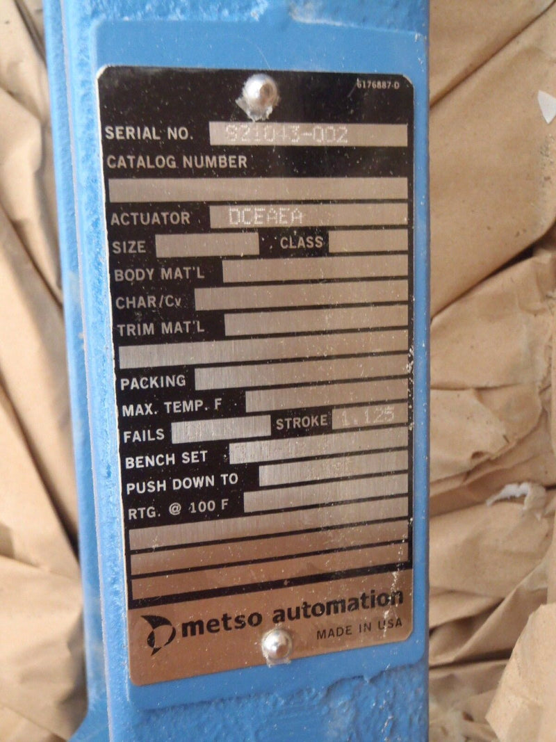 Metso DCEAEA Automation Valve Actuator 3.00" x 12.00" x 1.125" - Maverick Industrial Sales