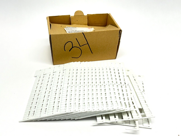 Murrplastik 86401026 Labeling Type KMR 5/7,5-5 WIN-Type 34 LOT OF 1584 - Maverick Industrial Sales