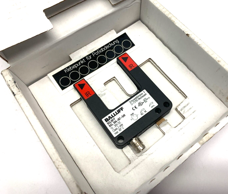 Balluff BGL001F Infrared Through Beam Forked Sensor M8 Connector BGL 30A-007-S49 - Maverick Industrial Sales