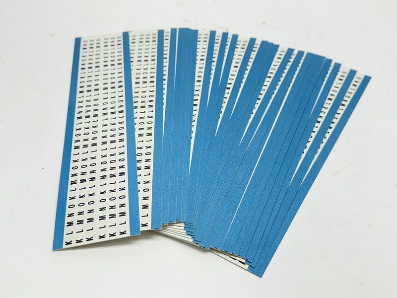 Brady WM-K-O-PK Vinyl Cloth Wire Marker 112424 LOT OF 25 SHEETS - Maverick Industrial Sales