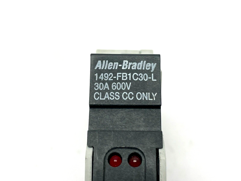 Allen Bradley 1492-FB1C30-L Ser. B Fuse Holder Class CC 30A 1P 110-600V - Maverick Industrial Sales