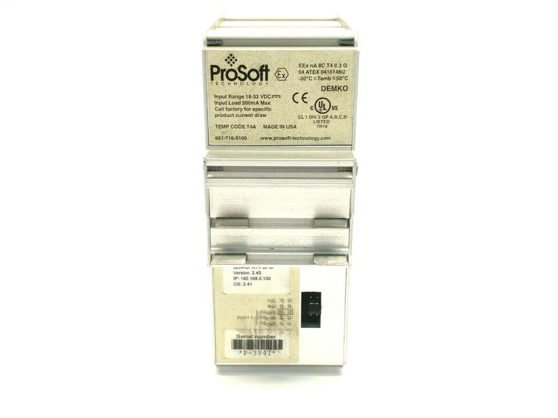 Prosoft 5204-DFNT-PDPM Ver. 2.45 OS. 2.41 ProLinx Protocol Master Gateway - Maverick Industrial Sales