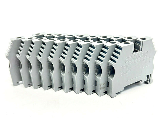 Konnect-It KN-T10 Terminal Blocks 600V 30A LOT OF 10 - Maverick Industrial Sales