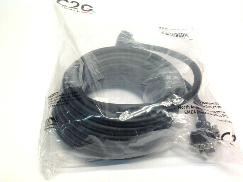 C2G Legrand 50240 25 FT CMG Rounded HD15M/F QXGA Cable - Maverick Industrial Sales