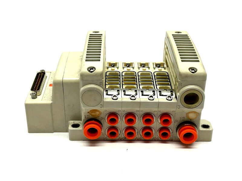 SMC VV5QC21-04N7FD0-S Base Plug-In Manifold - Maverick Industrial Sales