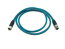 Lumberg 0985 806 102/1M Ethernet/IP Double Ended Cordset Male to Female 4 Pin 1m - Maverick Industrial Sales