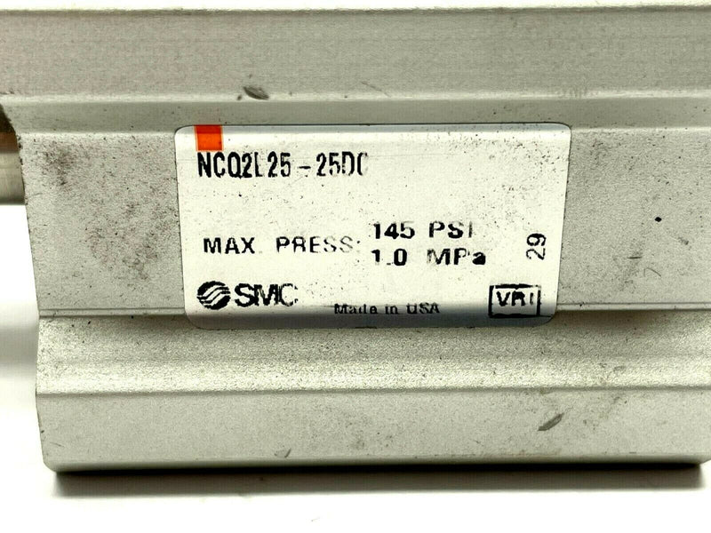 SMC NCQ2L25-25DC Compact Pneumatic Cylinder - Maverick Industrial Sales