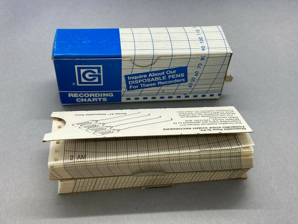 Graphic Controls GC-33133 Strip Chart Paper 12 Hour Range - Maverick Industrial Sales