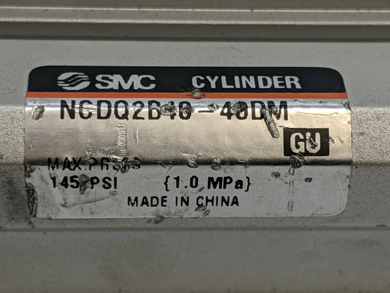 SMC NCDQ2B40-40DM Pneumatic Compact Cylinder - Maverick Industrial Sales