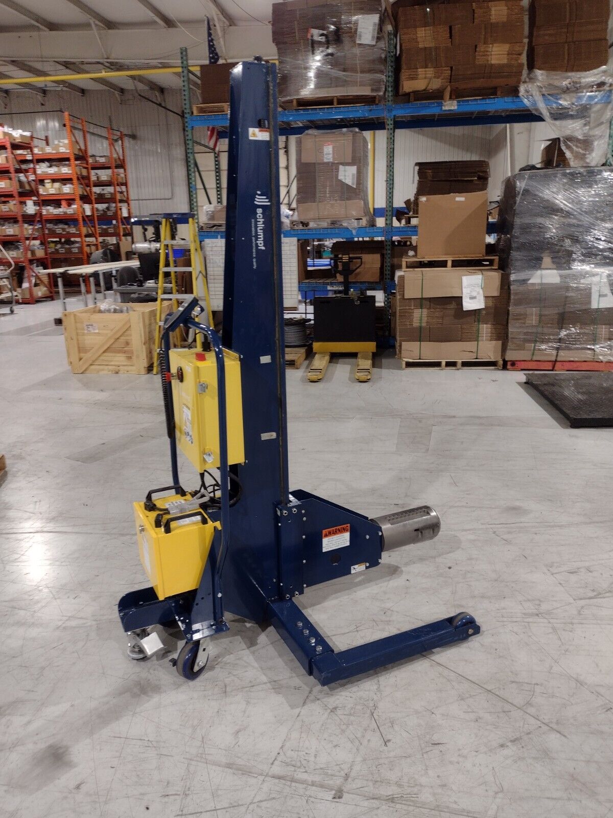 Schlumpf ERH-300-PH Portable Electric Roll Handler 300 LB Capacity *Needs Repair - Maverick Industrial Sales