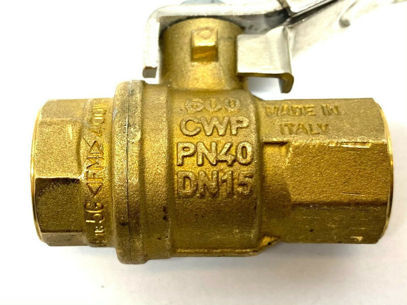 Brass 1/2" NPT Ball Valve Female / Female - Maverick Industrial Sales