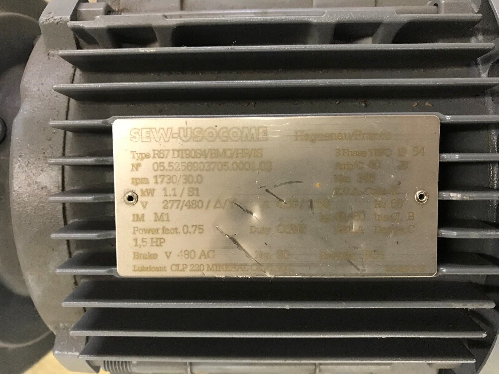 R67 DT90S4 / BMG / HR / IS | SEW-USOCOME R67 DT90S4/BMG/HR/IS Electric ...